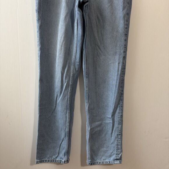 Reformation Delena High Rise Relaxed Jeans 24 Blue Denim Organic Cotton READ - Picture 12 of 16